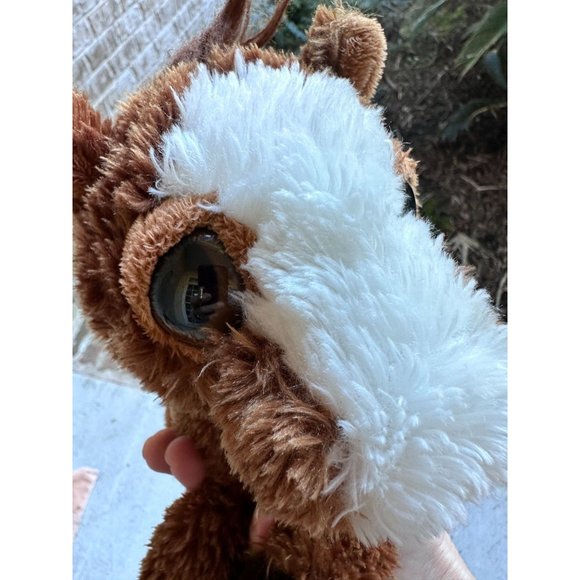 Prancer Pony Plush Dreamy Eyes Brown Cuddly Aurora Unisex Cowboy Horse C… - Picture 9 of 12